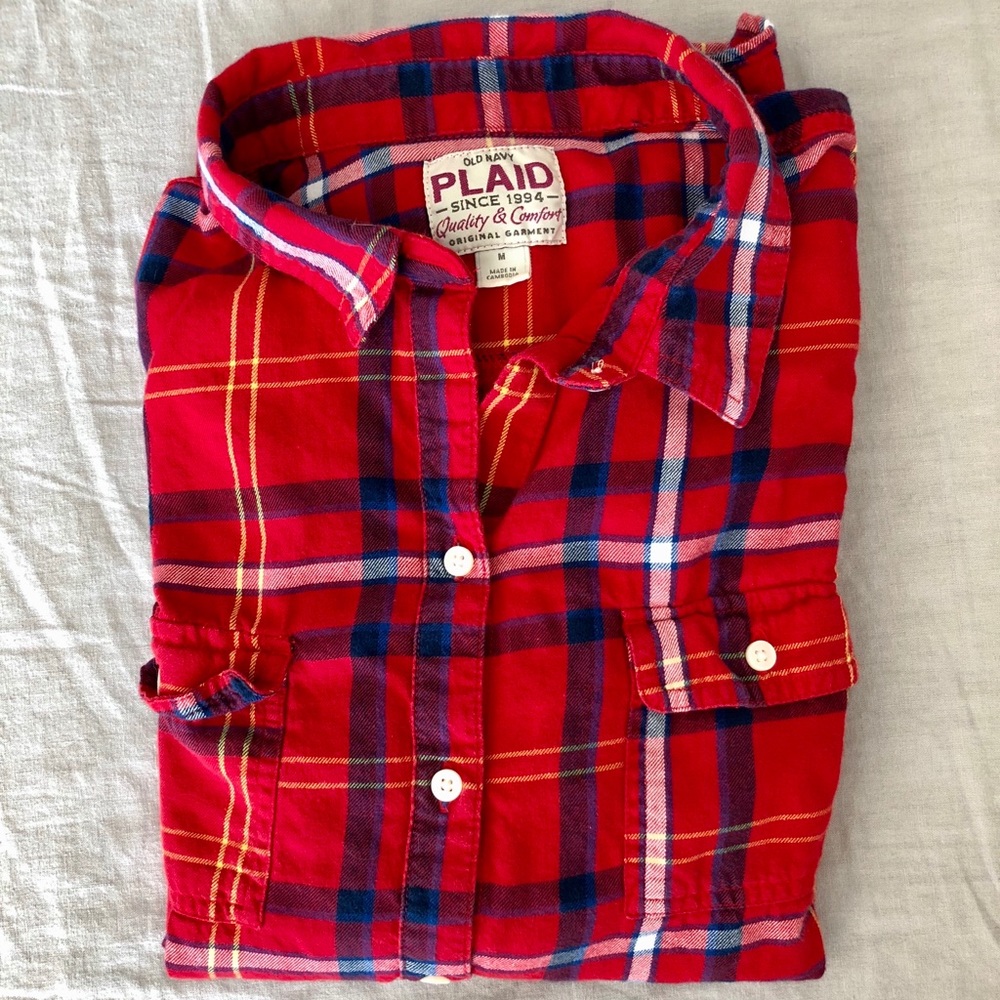 Women’s Plaid Flannel Shirt